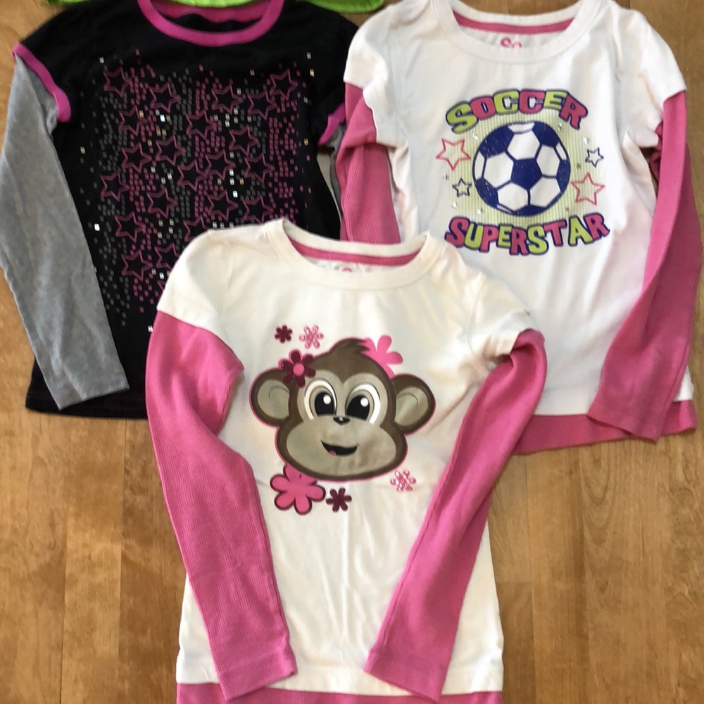 5 girls long sleeve shirts size 12 - Picture 2 of 8